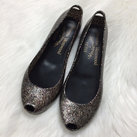 Melissa Shoes - Vivienne Westwood + Melissa Jelly Glitter Flats